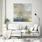 Playa Secreto III Indigo Version by Wendy Kroeker on GIANT ART - blue abstract