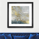 Playa Secreto III Indigo Version by Wendy Kroeker on GIANT ART - blue abstract