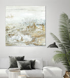 Geode II Teal Version by Wendy Kroeker on GIANT ART - gold abstract