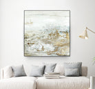 Geode II Teal Version by Wendy Kroeker on GIANT ART - gold abstract