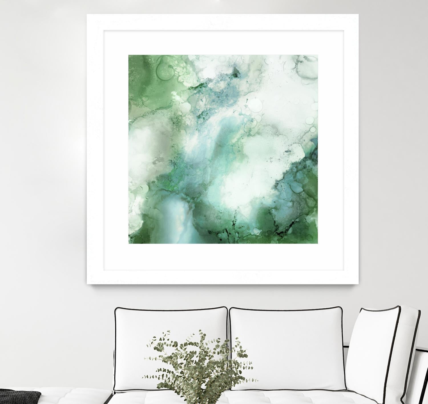 Zen Panel III by Wendy Kroeker on GIANT ART - white abstract