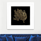 Gold Coral II by Aimee Wilson on GIANT ART - gold nautical