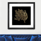 Gold Coral II by Aimee Wilson on GIANT ART - gold nautical