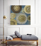 Aboriginal Dot II by Aimee Wilson on GIANT ART - gold abstract