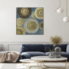 Aboriginal Dot II by Aimee Wilson on GIANT ART - gold abstract