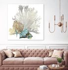 Coral by Aimee Wilson on GIANT ART - turquoise nautical