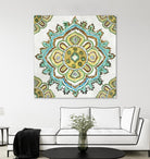 Medalion Inka by Aimee Wilson on GIANT ART - yellow contemporary
