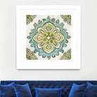 Medalion Inka by Aimee Wilson on GIANT ART - yellow contemporary