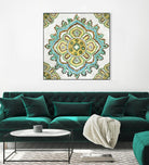Medalion Inka by Aimee Wilson on GIANT ART - yellow contemporary