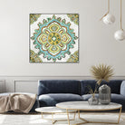 Medalion Inka by Aimee Wilson on GIANT ART - yellow contemporary