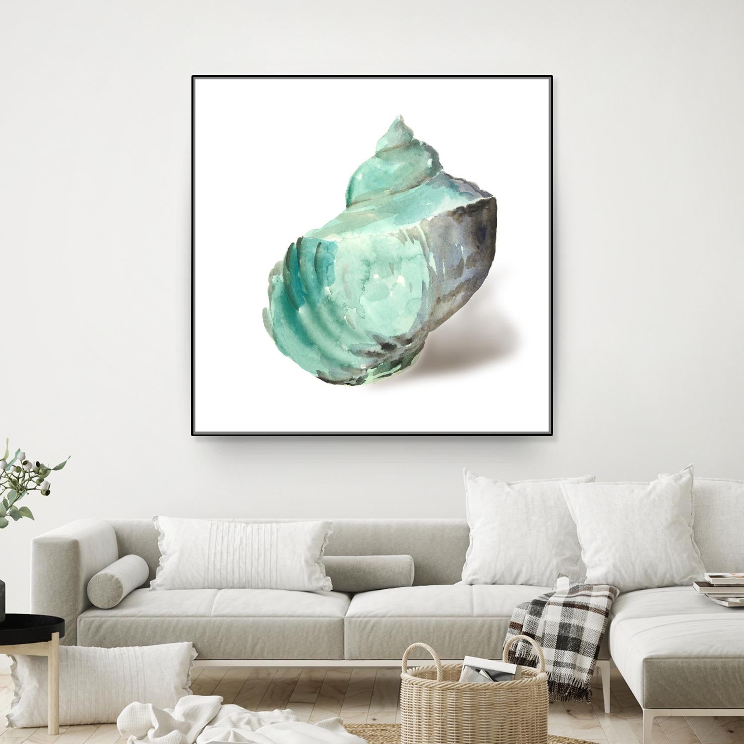 Shell in Mint by Aimee Wilson on GIANT ART - abstract