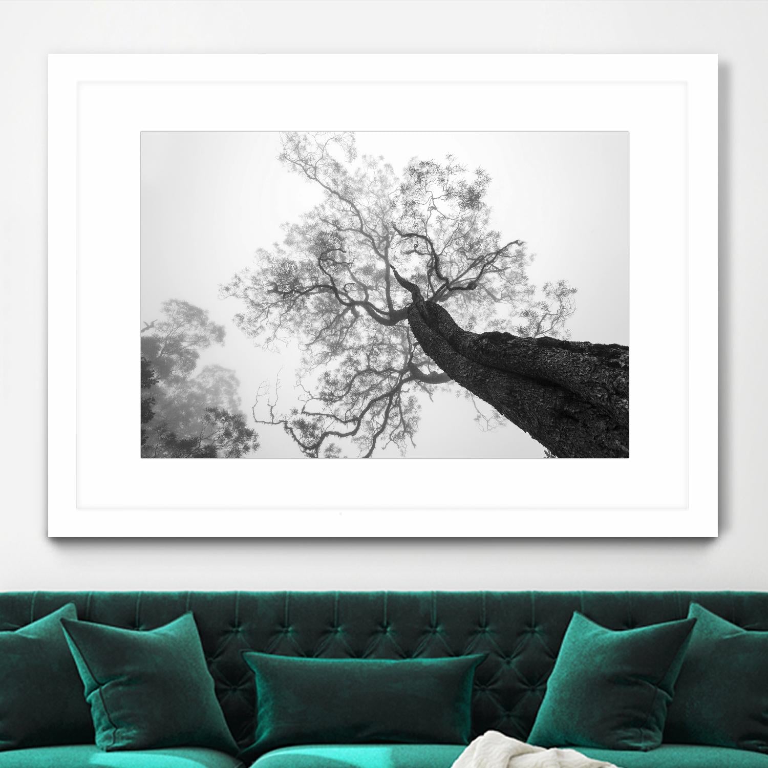 Wrobel - Between Heaven and Earth by 1X on GIANT ART - black trees