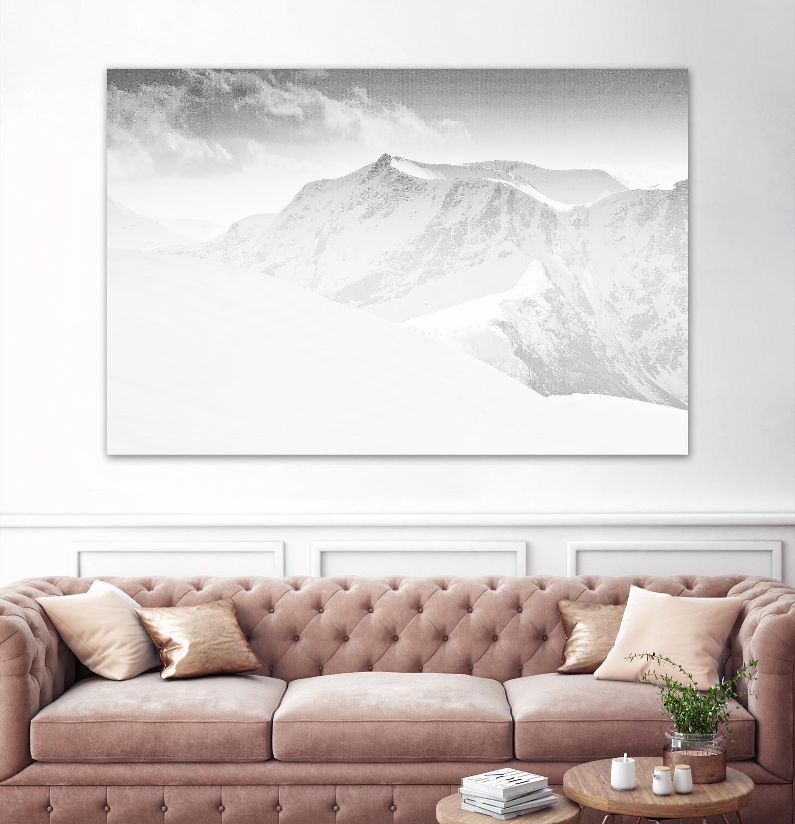 Keilen - Untitled by 1X on GIANT ART - grey landscape