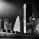 Skyline by Bauer 1X on GIANT ART - black city scene