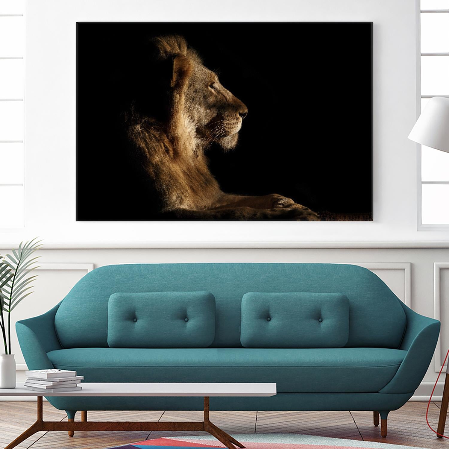 Royal Meeting in the Night by Hemb 1X on GIANT ART - black animals