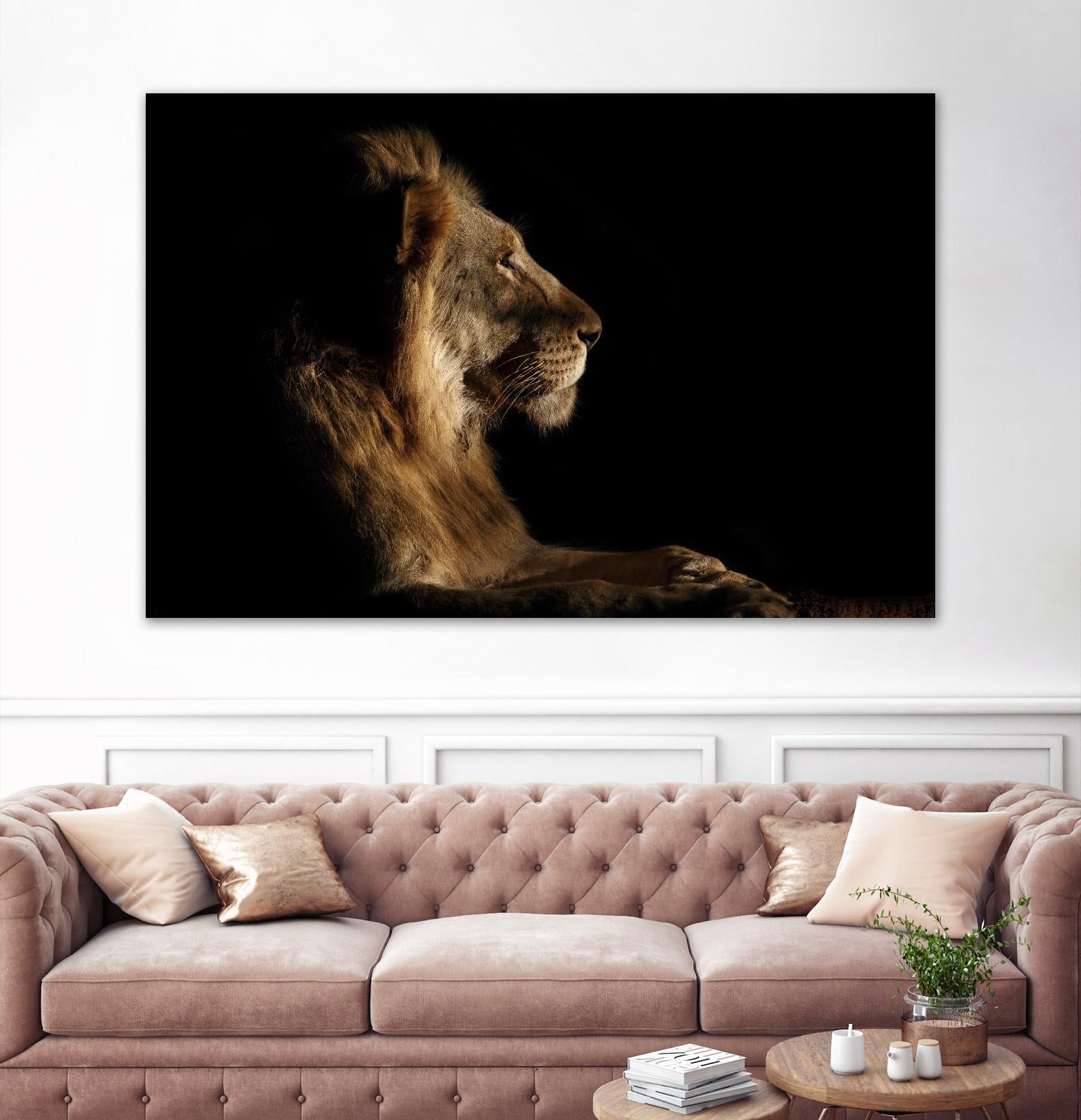 Royal Meeting in the Night by Hemb 1X on GIANT ART - black animals