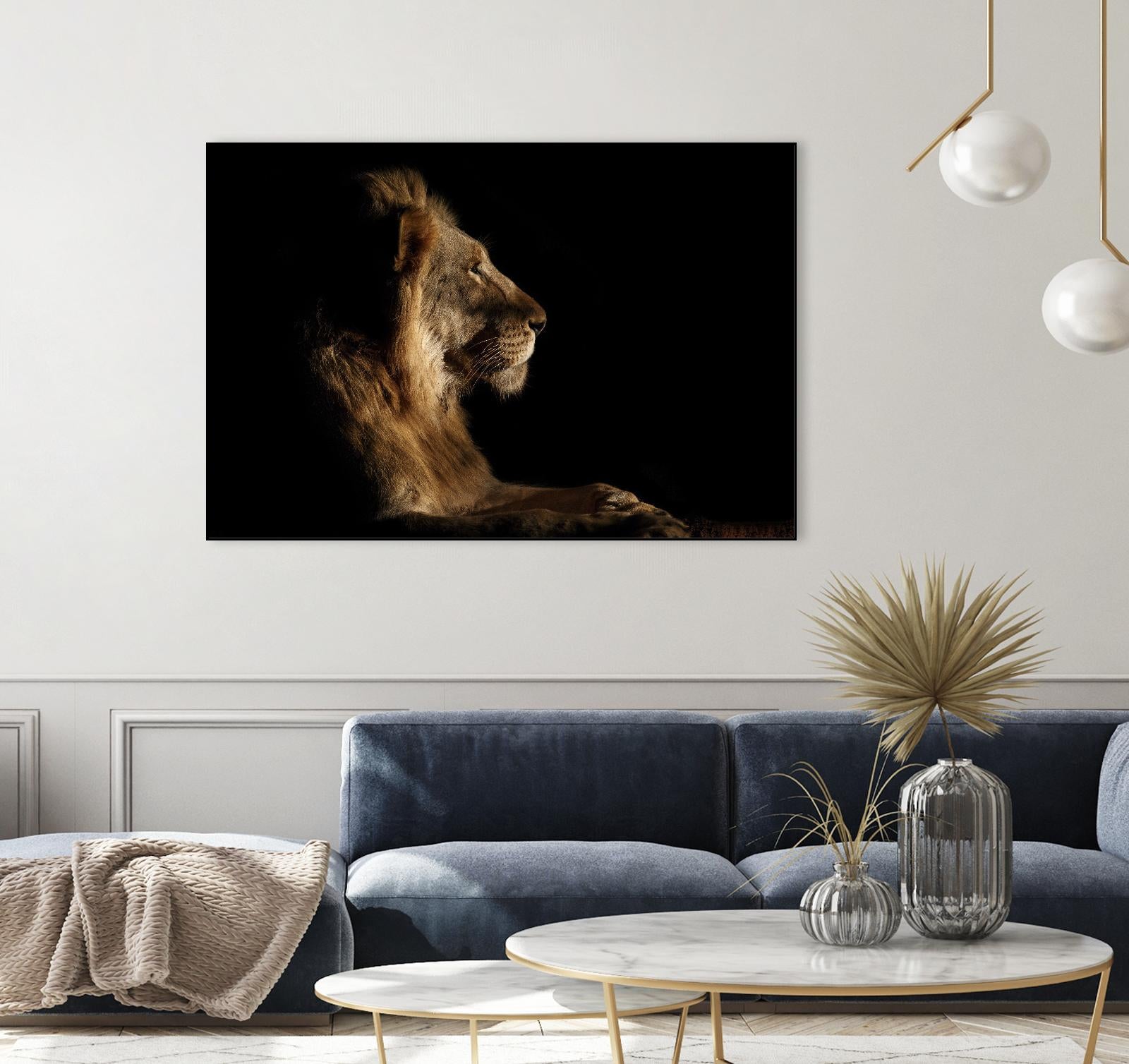 Royal Meeting in the Night by Hemb 1X on GIANT ART - black animals