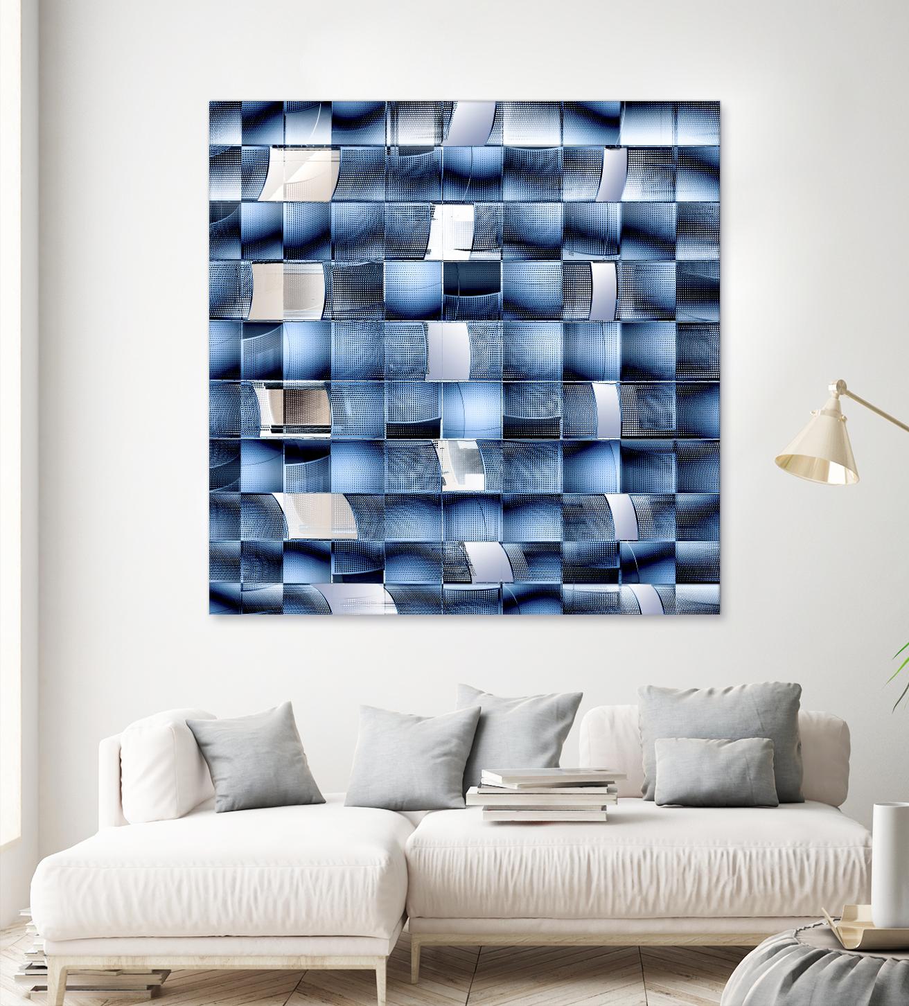 Verschelden - Fractal chaos by 1X on GIANT ART - white photo art