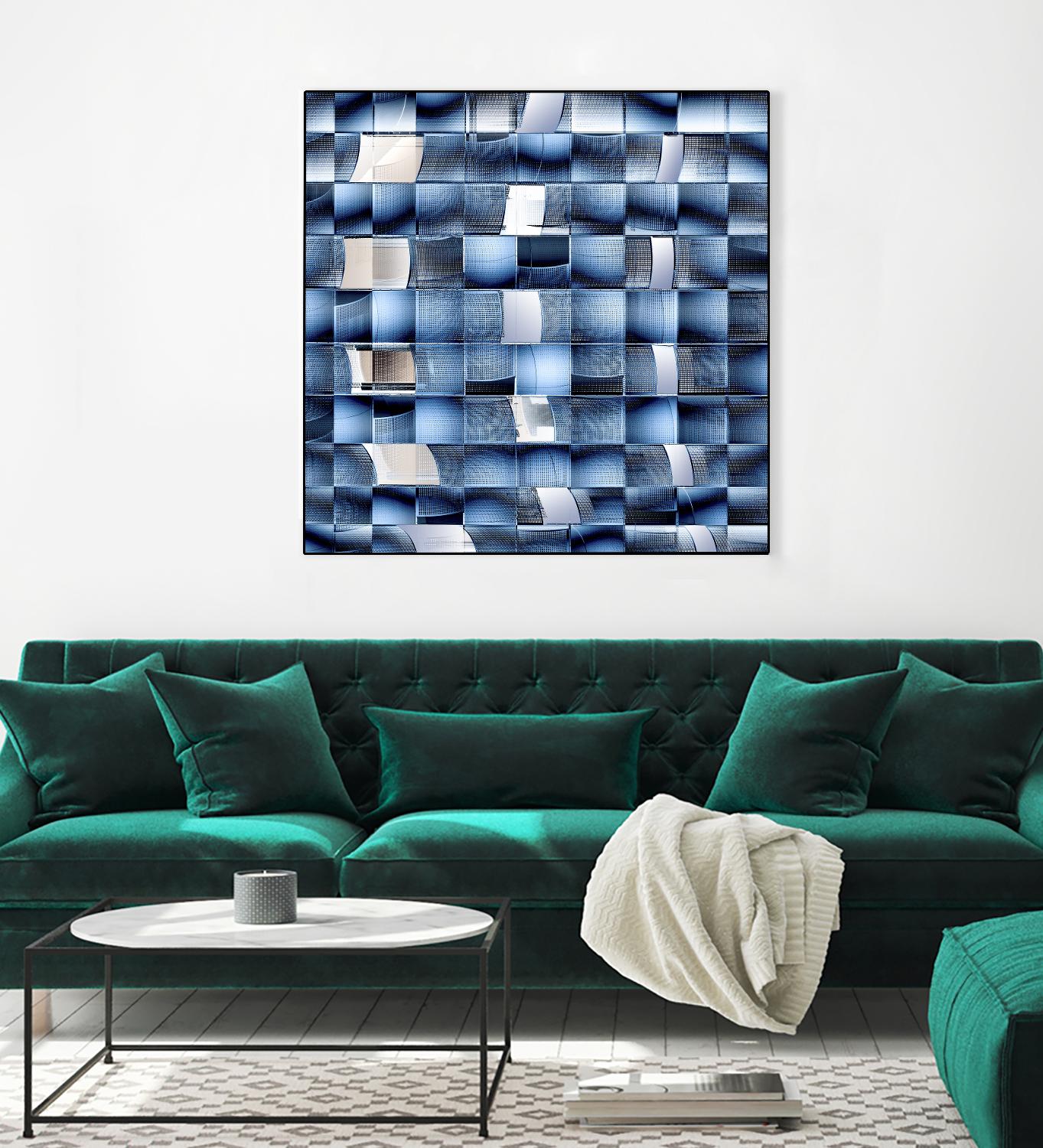 Verschelden - Fractal chaos by 1X on GIANT ART - white photo art
