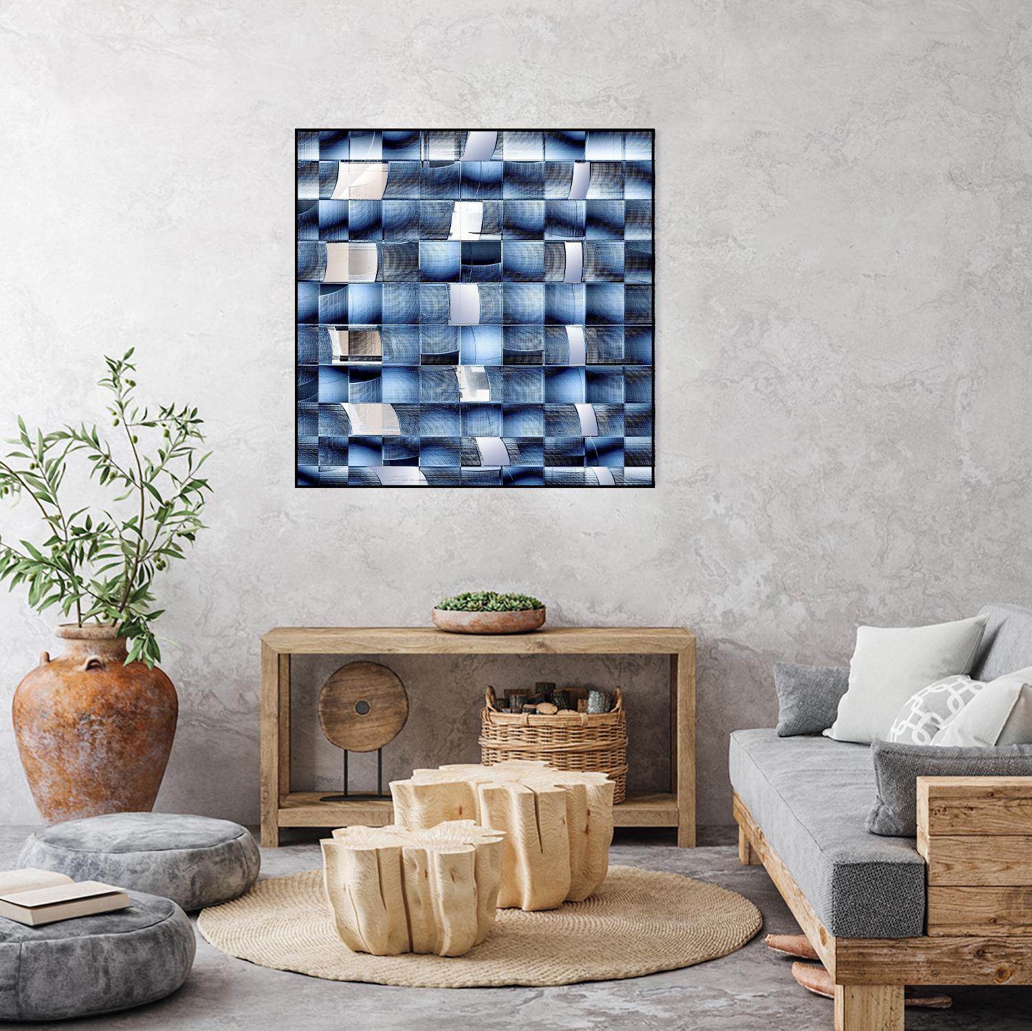 Verschelden - Fractal chaos by 1X on GIANT ART - white photo art