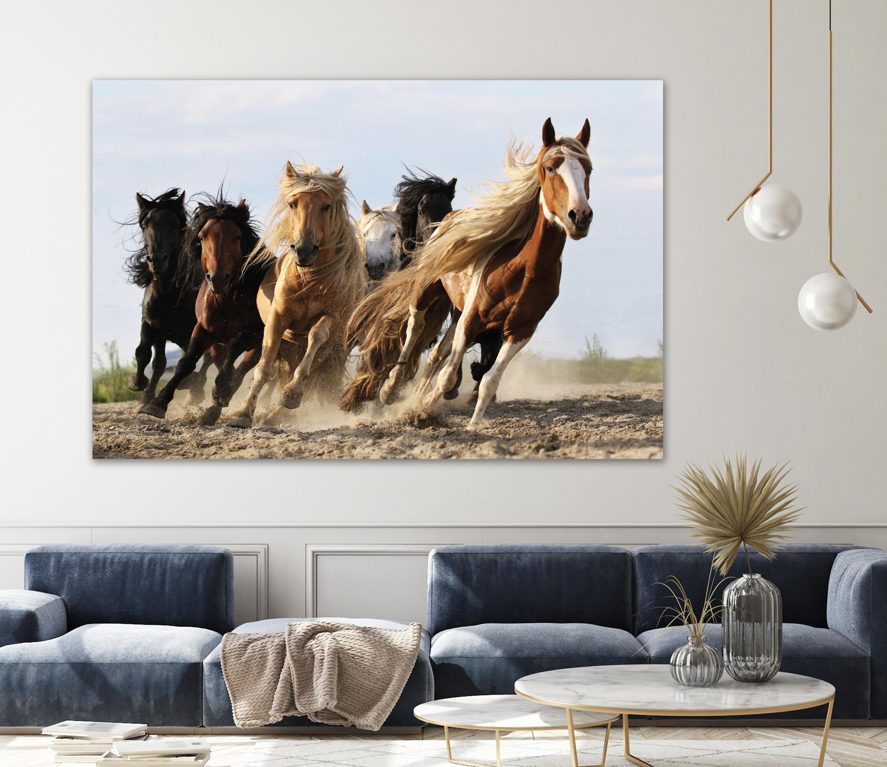 Wong - Lucky Six by 1X on GIANT ART - blue photo art
