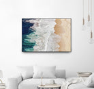 Feldtkeller - Where the Ocean Ends by 1X on GIANT ART - beige landscape drone view