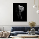 Elephant! by WildPhotoArt on GIANT ART - white black&white nature 