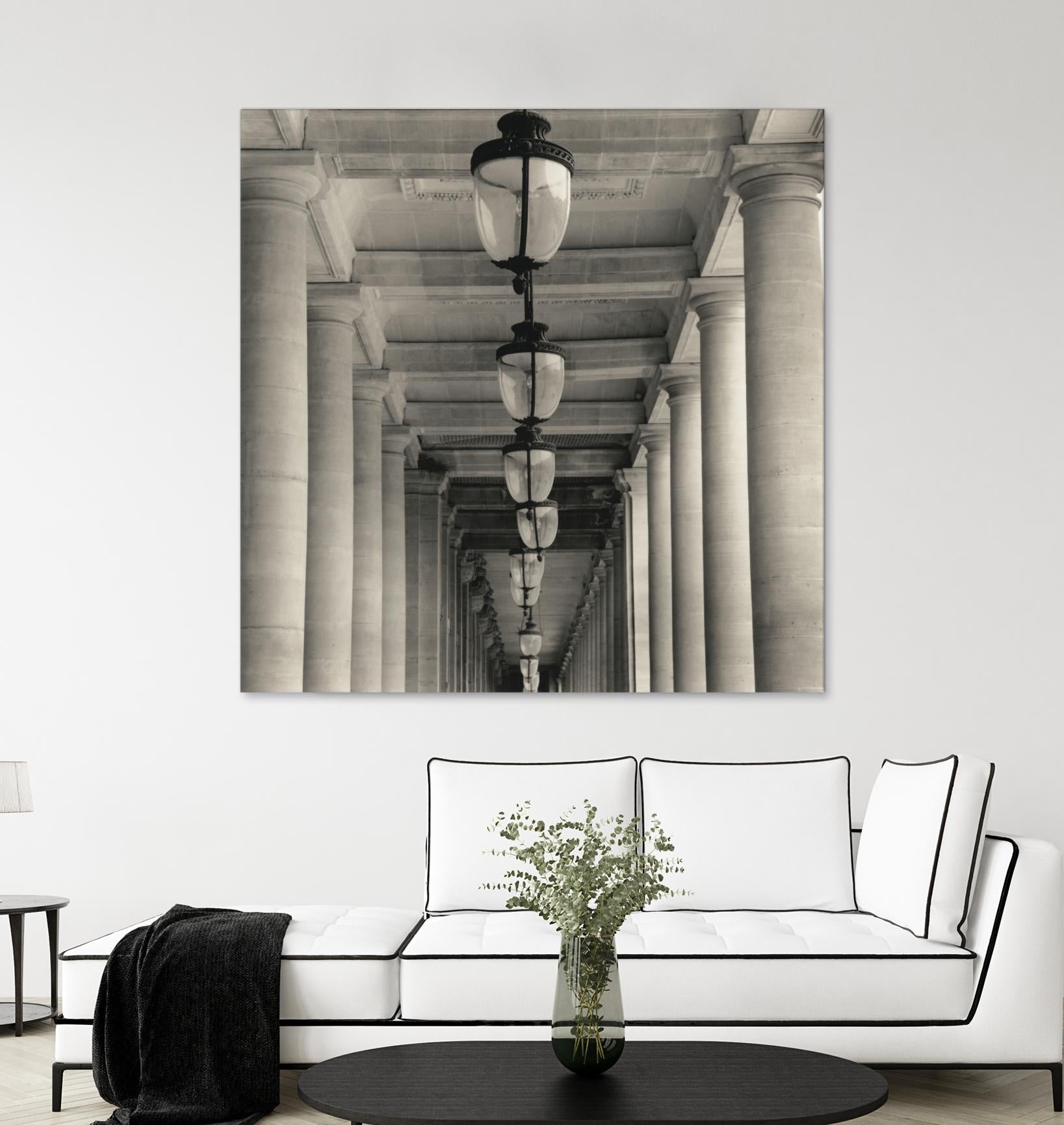 Corridor I by YK Studio on GIANT ART - black architectural perspective