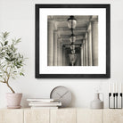 Corridor I by YK Studio on GIANT ART - black architectural perspective