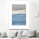 Blue Flatlands I by Lanie Loreth on GIANT ART - beige abstract 