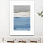 Blue Flatlands I by Lanie Loreth on GIANT ART - beige abstract 