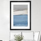 Blue Flatlands I by Lanie Loreth on GIANT ART - beige abstract 