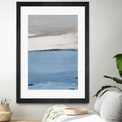 Blue Flatlands I by Lanie Loreth on GIANT ART - beige abstract 