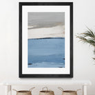 Blue Flatlands I by Lanie Loreth on GIANT ART - beige abstract 