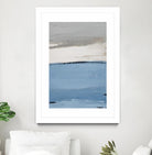 Blue Flatlands I by Lanie Loreth on GIANT ART - beige abstract 