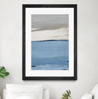 Blue Flatlands I by Lanie Loreth on GIANT ART - beige abstract 