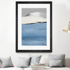 Blue Flatlands II by Lanie Loreth on GIANT ART - blue abstract 