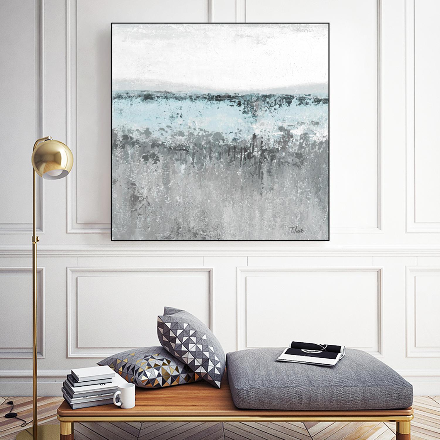 Antique Silver Contemporary II by Patricia Pinto on GIANT ART - abstract 