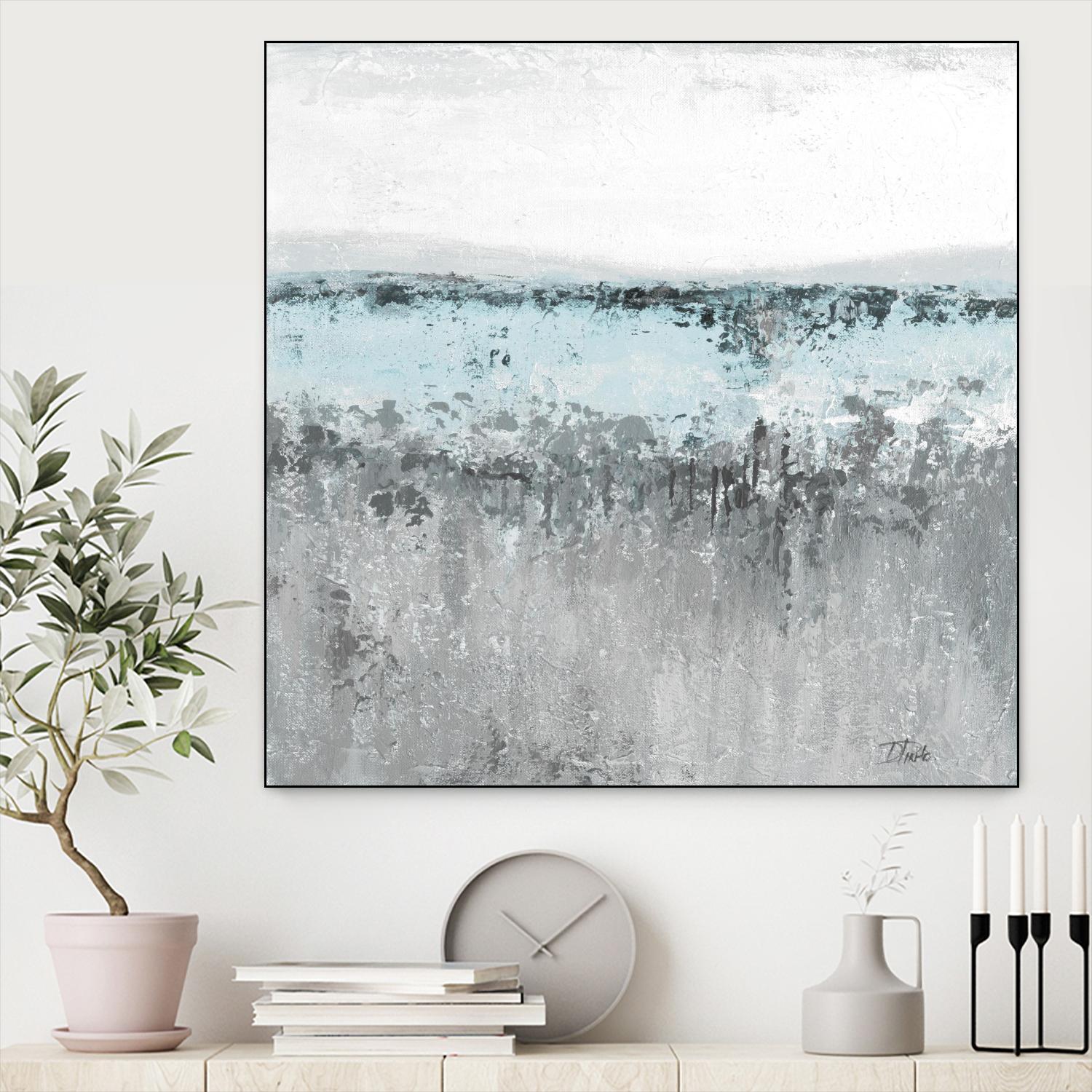 Antique Silver Contemporary II by Patricia Pinto on GIANT ART - abstract 