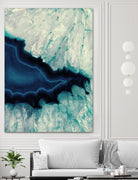 Up Close Blue Mineral II by Susan Bryant on GIANT ART - abstract 
