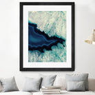 Up Close Blue Mineral II by Susan Bryant on GIANT ART - abstract 