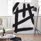 Ink Strokes by Walt Johnson on GIANT ART - black black & white 