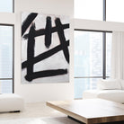 Ink Strokes by Walt Johnson on GIANT ART - black black & white 