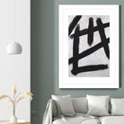 Ink Strokes by Walt Johnson on GIANT ART - black black & white 