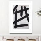 Ink Strokes by Walt Johnson on GIANT ART - black black & white 