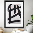 Ink Strokes by Walt Johnson on GIANT ART - black black & white 