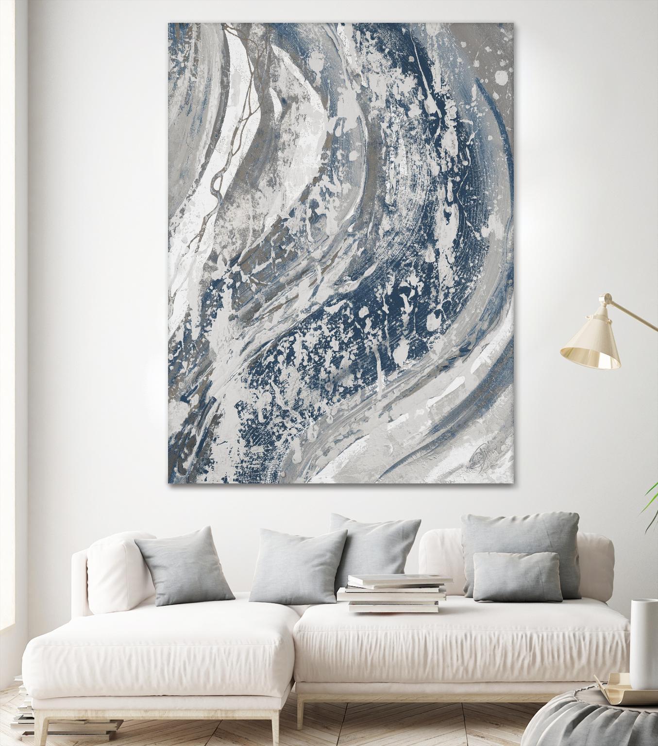 Blue Wave by Patricia Pinto on GIANT ART - abstract 