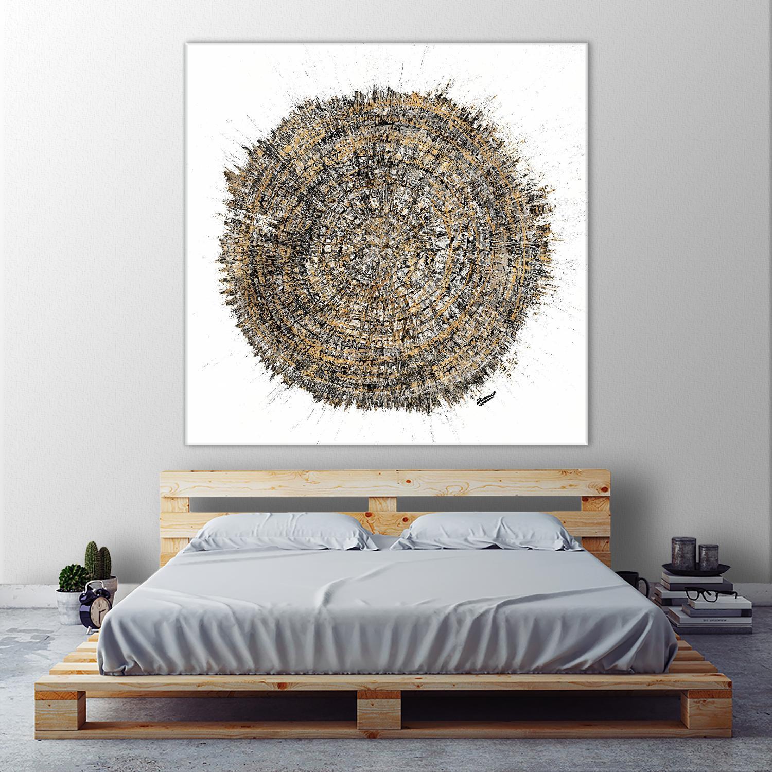 Mysterious Tree Ring by Roberto Gonzalez on GIANT ART - abstract 