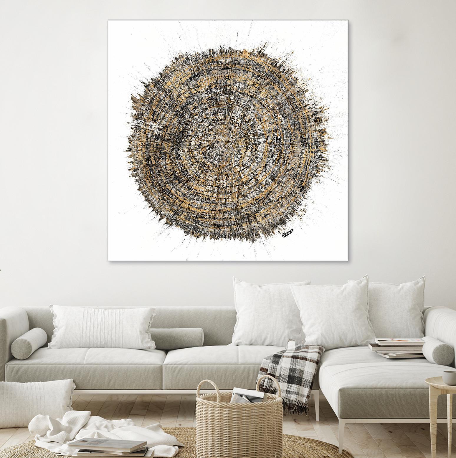 Mysterious Tree Ring by Roberto Gonzalez on GIANT ART - abstract 