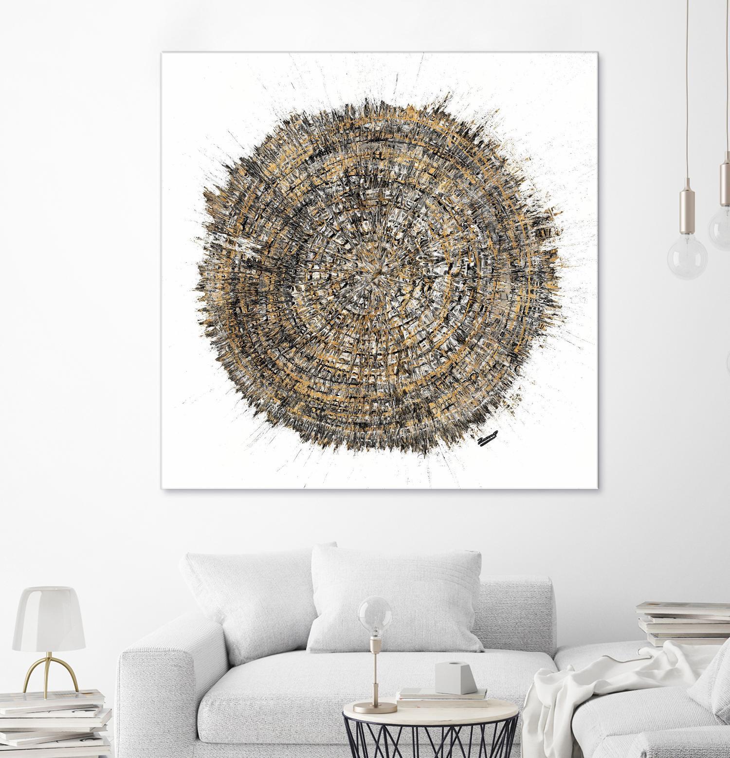 Mysterious Tree Ring by Roberto Gonzalez on GIANT ART - abstract 